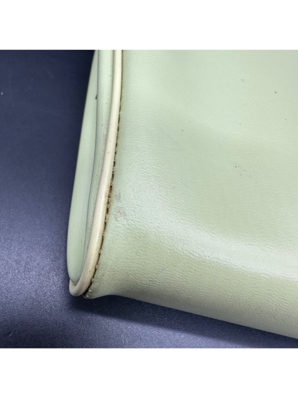Vintage Green Clutch Purse Handbag Mid Century Retro Fashion Convertible Handle - Picture 8 of 13